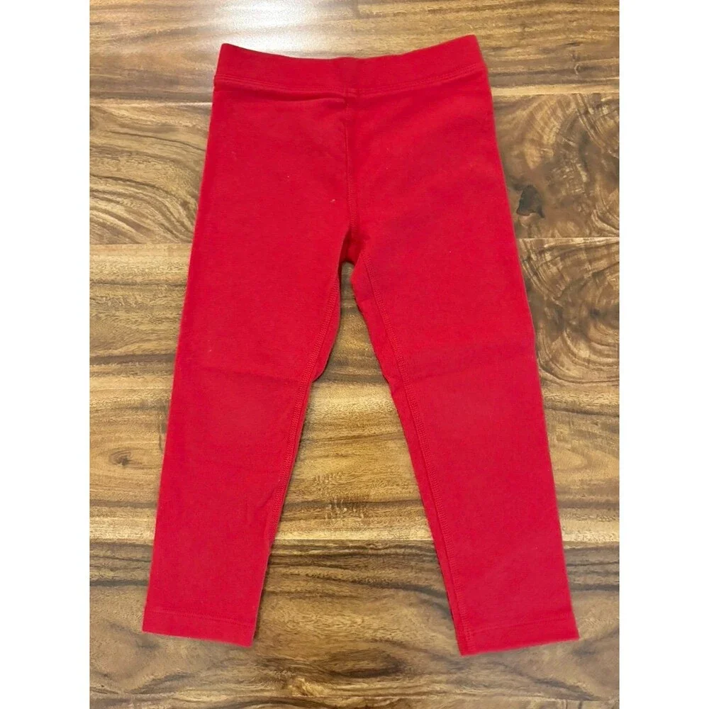 Primary Cozy Leggings, Cherry (red), Size 4T